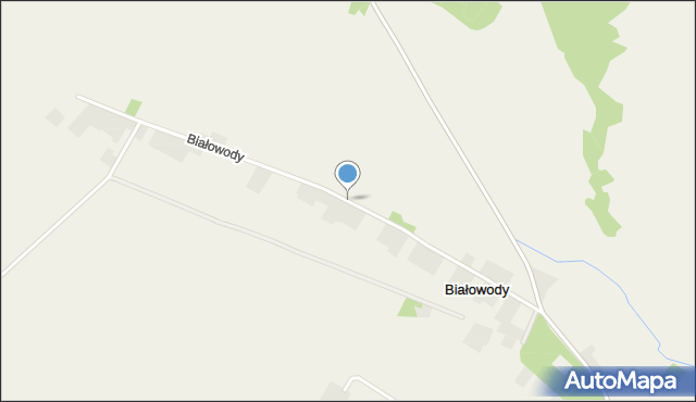 Białowody, Białowody, mapa Białowody