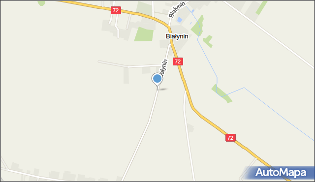 Białynin, Białynin, mapa Białynin