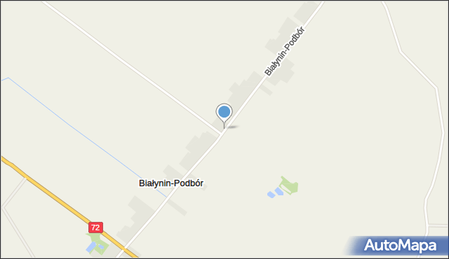 Białynin-Podbór, Białynin-Podbór, mapa Białynin-Podbór