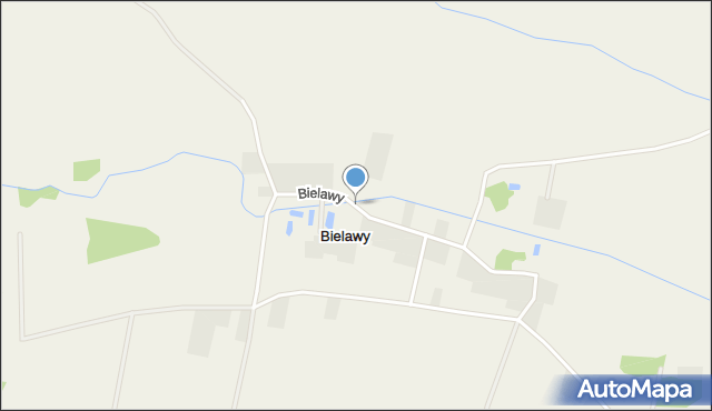 Bielawy gmina Janowiec Kościelny, Bielawy, mapa Bielawy gmina Janowiec Kościelny