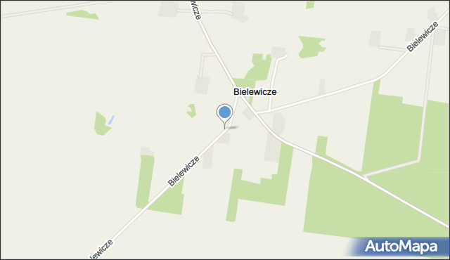 Bielewicze, Bielewicze, mapa Bielewicze