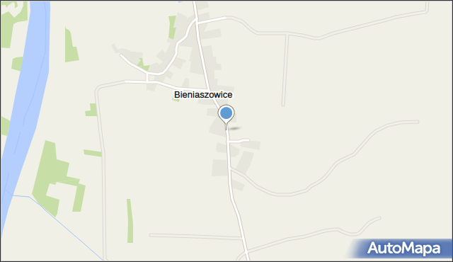 Bieniaszowice, Bieniaszowice, mapa Bieniaszowice