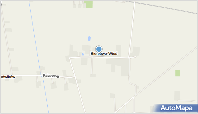 Bieniewo-Wieś, Bieniewo-Wieś, mapa Bieniewo-Wieś