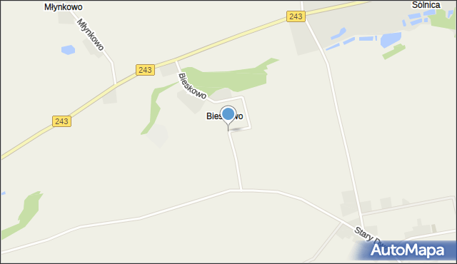 Bieskowo, Bieskowo, mapa Bieskowo