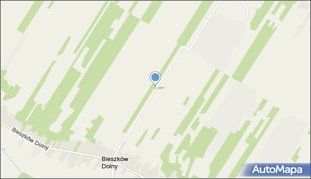 Bieszków Dolny, Bieszków Dolny, mapa Bieszków Dolny