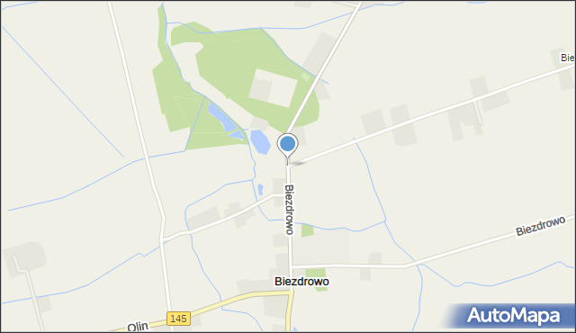 Biezdrowo, Biezdrowo, mapa Biezdrowo