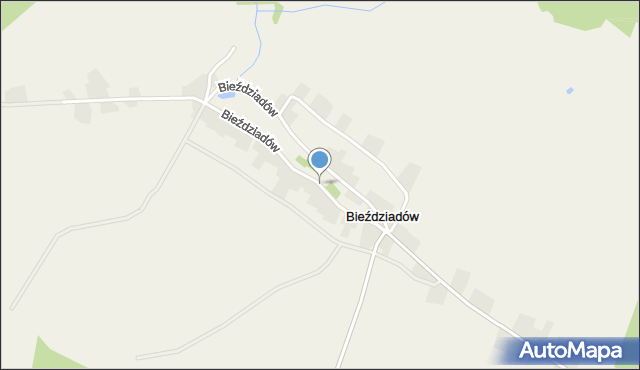 Bieździadów, Bieździadów, mapa Bieździadów