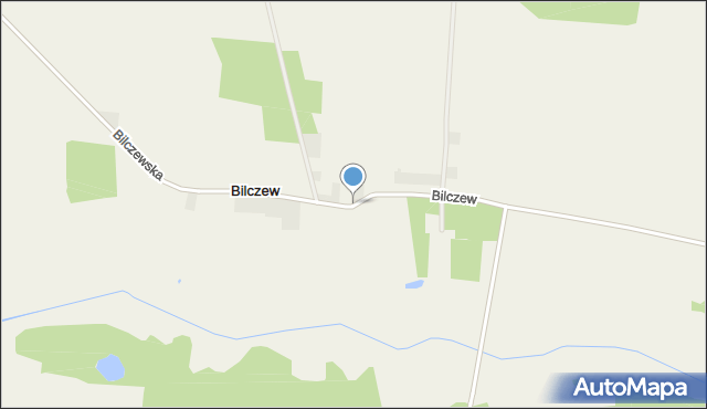 Bilczew gmina Sieroszewice, Bilczew, mapa Bilczew gmina Sieroszewice