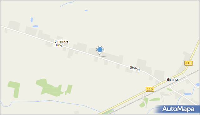 Binino, Binino, mapa Binino
