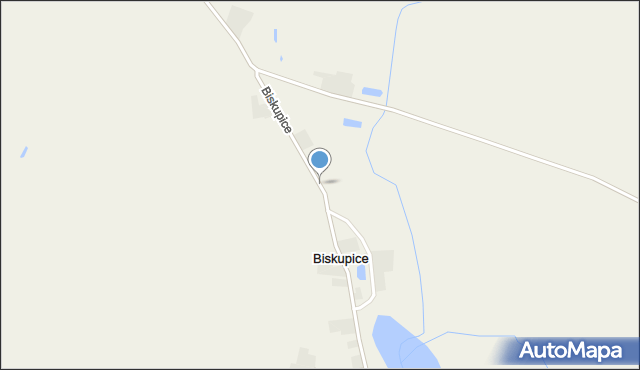 Biskupice gmina Kłecko, Biskupice, mapa Biskupice gmina Kłecko