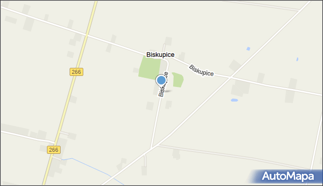 Biskupice gmina Radziejów, Biskupice, mapa Biskupice gmina Radziejów