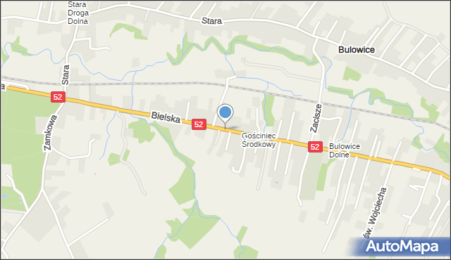Bulowice, Bielska, mapa Bulowice