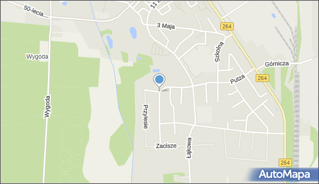 Kleczew, Białobrodzka, mapa Kleczew