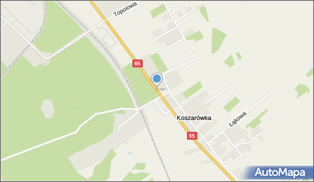 Koszarówka gmina Grajewo, Białostocka, mapa Koszarówka gmina Grajewo