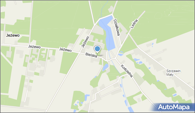 Szczawin gmina Zgierz, Bielska, mapa Szczawin gmina Zgierz