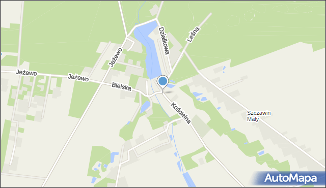 Szczawin gmina Zgierz, Bielska, mapa Szczawin gmina Zgierz