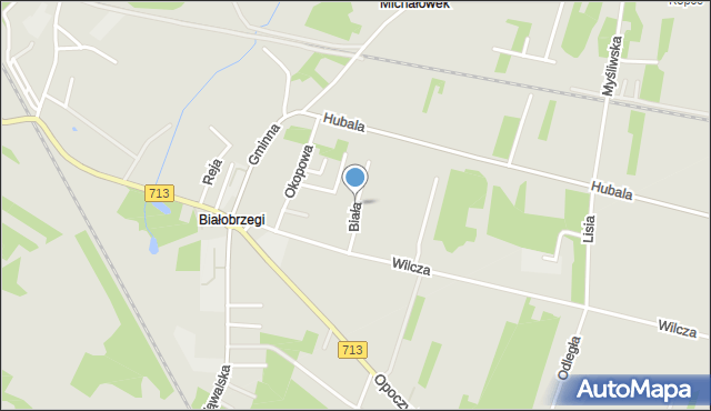 Tomaszów Mazowiecki, Biała, mapa Tomaszów Mazowiecki