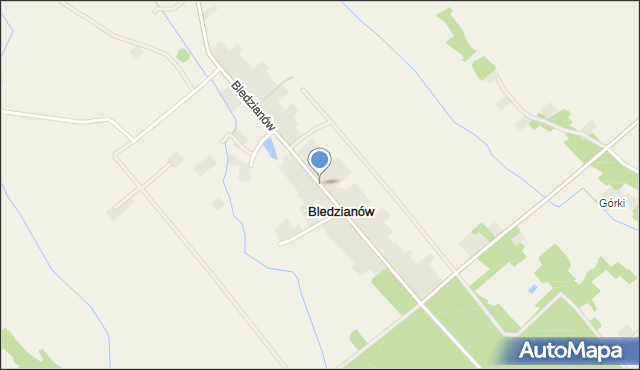 Bledzianów, Bledzianów, mapa Bledzianów