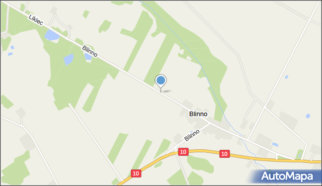 Blinno, Blinno, mapa Blinno