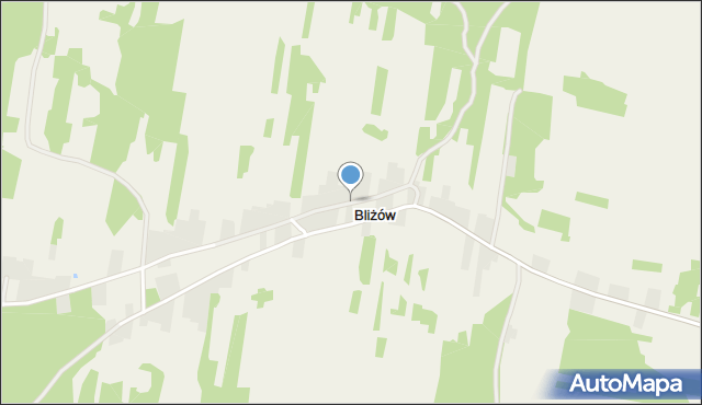 Bliżów, Bliżów, mapa Bliżów