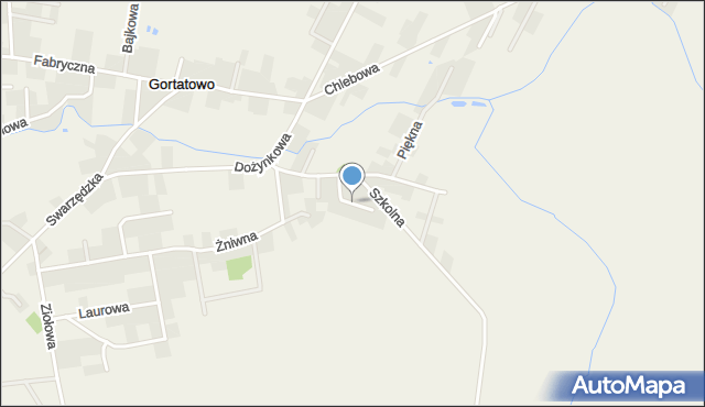 Łowęcin, Błotna, mapa Łowęcin