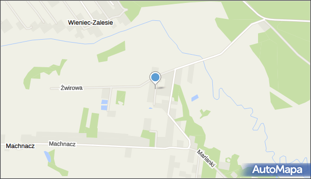 Machnacz gmina Brześć Kujawski, Bławatkowa, mapa Machnacz gmina Brześć Kujawski