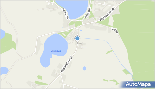 Mezowo, Błękitnej Armii, mapa Mezowo