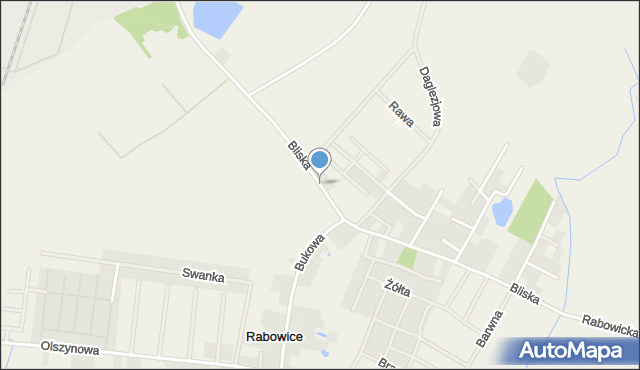 Rabowice, Bliska, mapa Rabowice