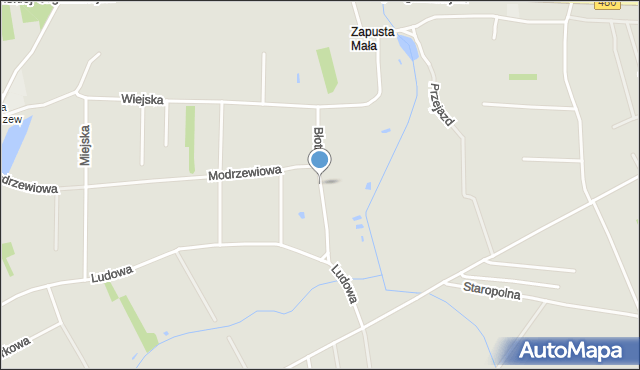 Sieradz, Błotna, mapa Sieradz