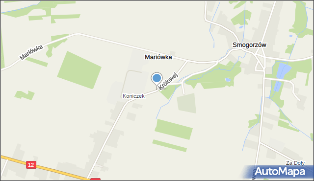 Smogorzów gmina Przysucha, bł. Królowej Jadwigi, mapa Smogorzów gmina Przysucha