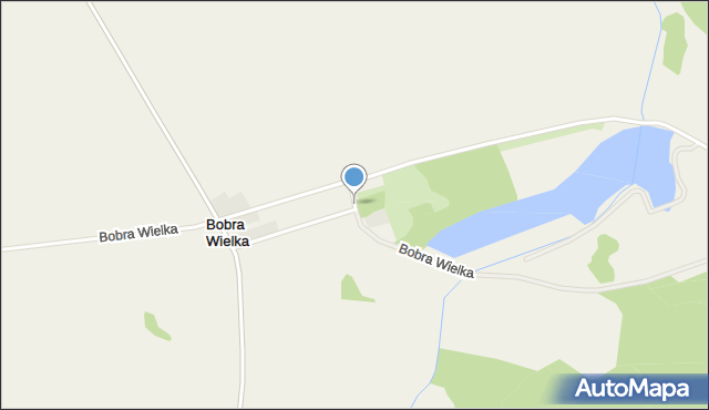 Bobra Wielka, Bobra Wielka, mapa Bobra Wielka