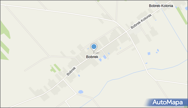 Bobrek gmina Stromiec, Bobrek, mapa Bobrek gmina Stromiec