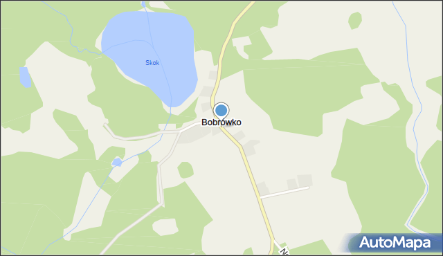 Bobrówko gmina Piecki, Bobrówko, mapa Bobrówko gmina Piecki