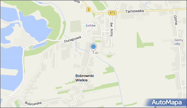 Bobrowniki Wielkie, Boczna, mapa Bobrowniki Wielkie