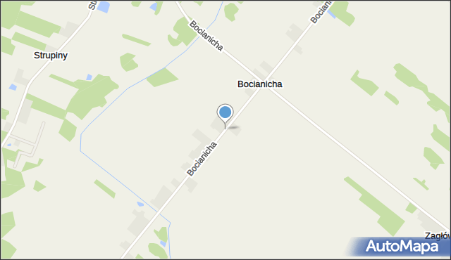 Bocianicha, Bocianicha, mapa Bocianicha