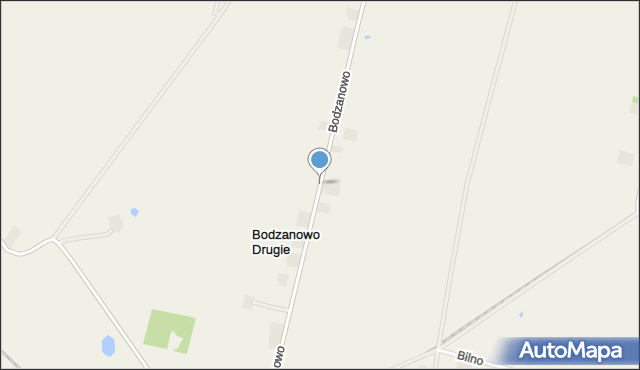 Bodzanowo Drugie, Bodzanowo Drugie, mapa Bodzanowo Drugie