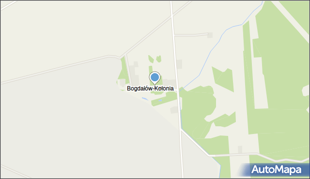 Bogdałów-Kolonia, Bogdałów-Kolonia, mapa Bogdałów-Kolonia