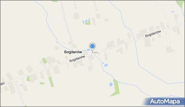 Bogdanów gmina Koźminek, Bogdanów, mapa Bogdanów gmina Koźminek