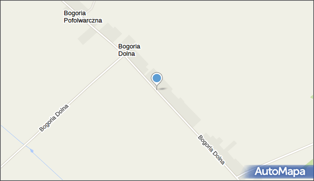 Bogoria Dolna, Bogoria Dolna, mapa Bogoria Dolna