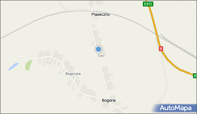Bogoria gmina Łoniów, Bogoria, mapa Bogoria gmina Łoniów