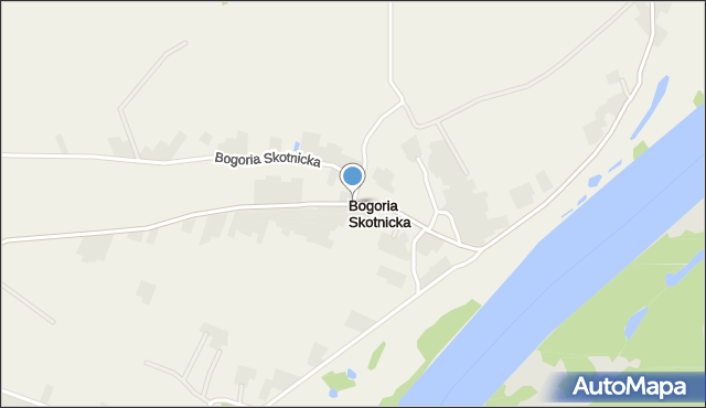 Bogoria Skotnicka, Bogoria Skotnicka, mapa Bogoria Skotnicka