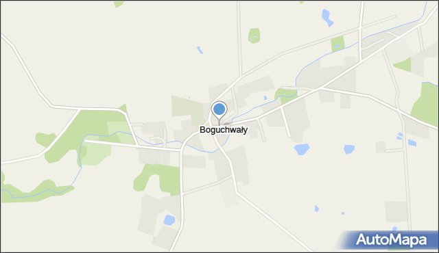 Boguchwały, Boguchwały, mapa Boguchwały