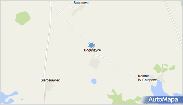 Boguszyce gmina Krzęcin, Boguszyce, mapa Boguszyce gmina Krzęcin