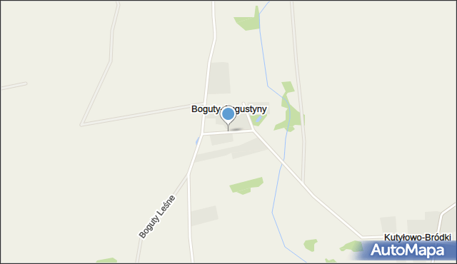 Boguty-Augustyny, Boguty-Augustyny, mapa Boguty-Augustyny