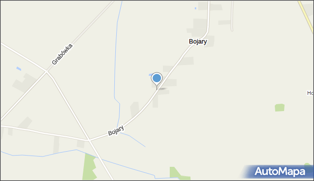 Bojary gmina Podedwórze, Bojary, mapa Bojary gmina Podedwórze