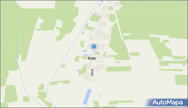 Bójki, Bójki, mapa Bójki