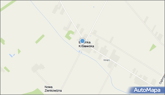 Bokinka Królewska, Bokinka Królewska, mapa Bokinka Królewska