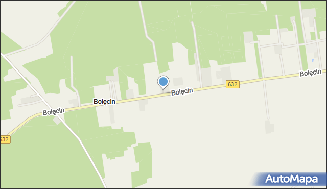 Bolęcin gmina Sochocin, Bolęcin, mapa Bolęcin gmina Sochocin