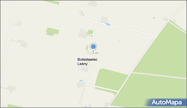 Bolesławiec Leśny, Bolesławiec Leśny, mapa Bolesławiec Leśny