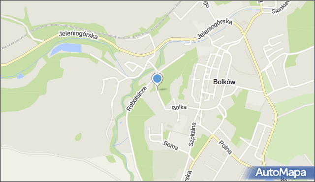 Bolków powiat jaworski, Bolka, mapa Bolków powiat jaworski